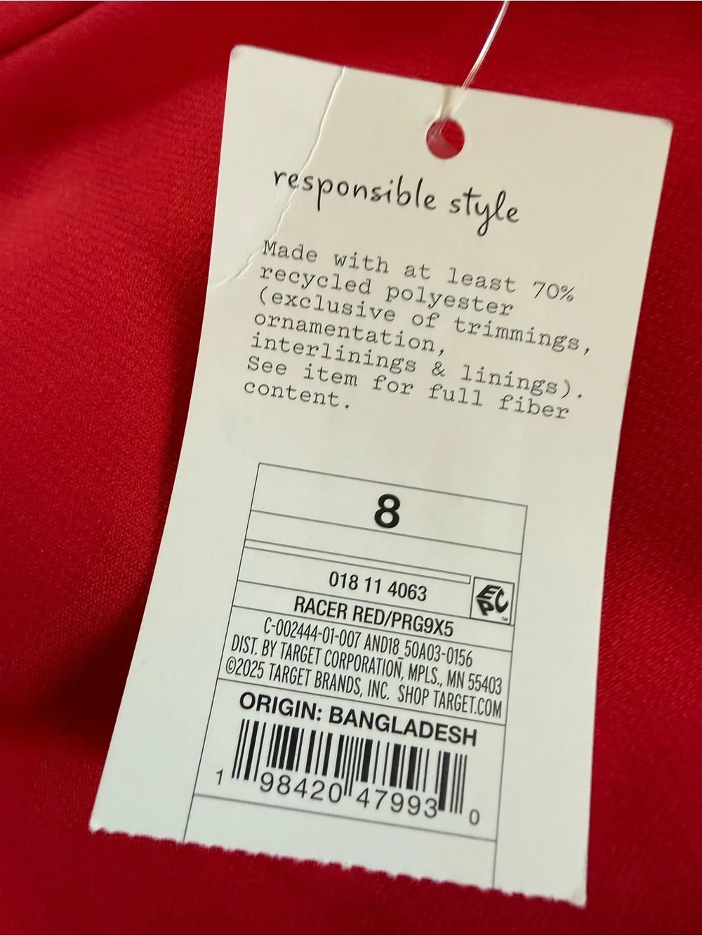 a new day Red High-Waist Tailored Women's Shorts